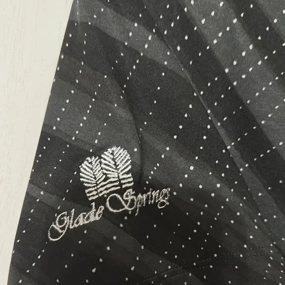 Black Patterned Nike Women’s Golf Shirt - Picture 2 of 3